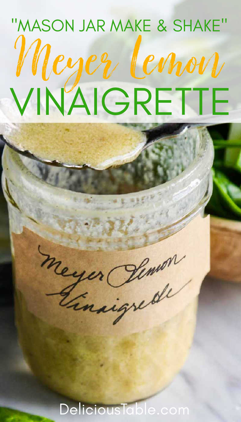 Meyer Lemon Citrus Vinaigrette Recipe | Delicious Table