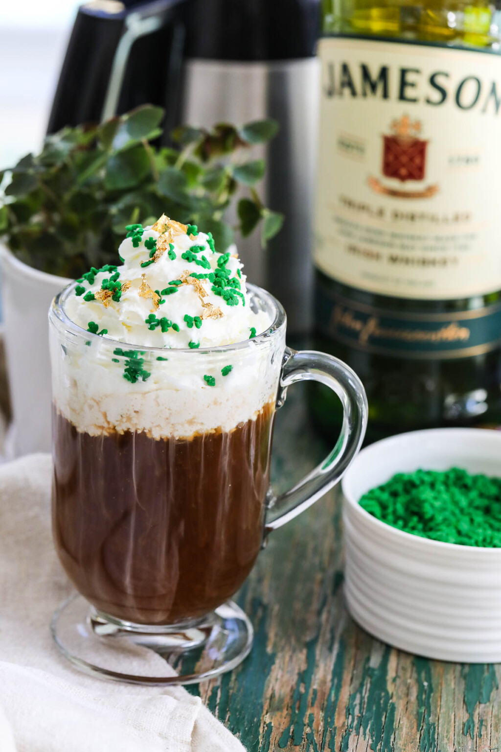 Irish Coffee with Baileys or Whiskey - Delicious Table