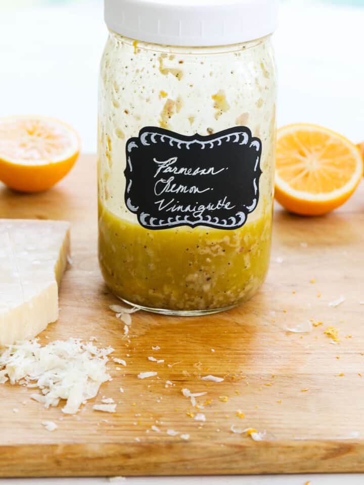 Parmesan Lemon Vinaigrette Recipe Delicious Table