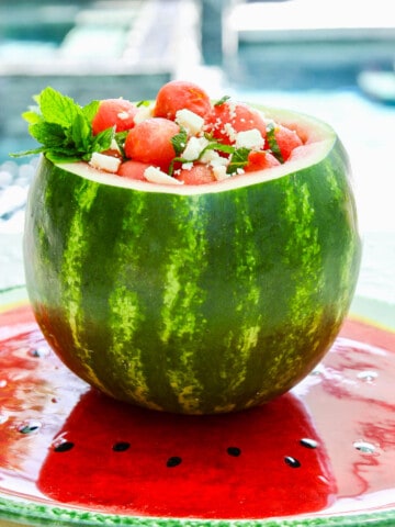 Watermelon Salad Recipe - Delicious Table