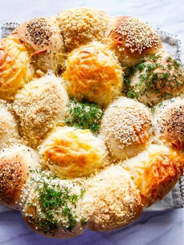 Dinner Rolls Recipe Store Bought Dough Delicious Table   Beautiful Frozen Dinner Rolls With Toppings 360x480 