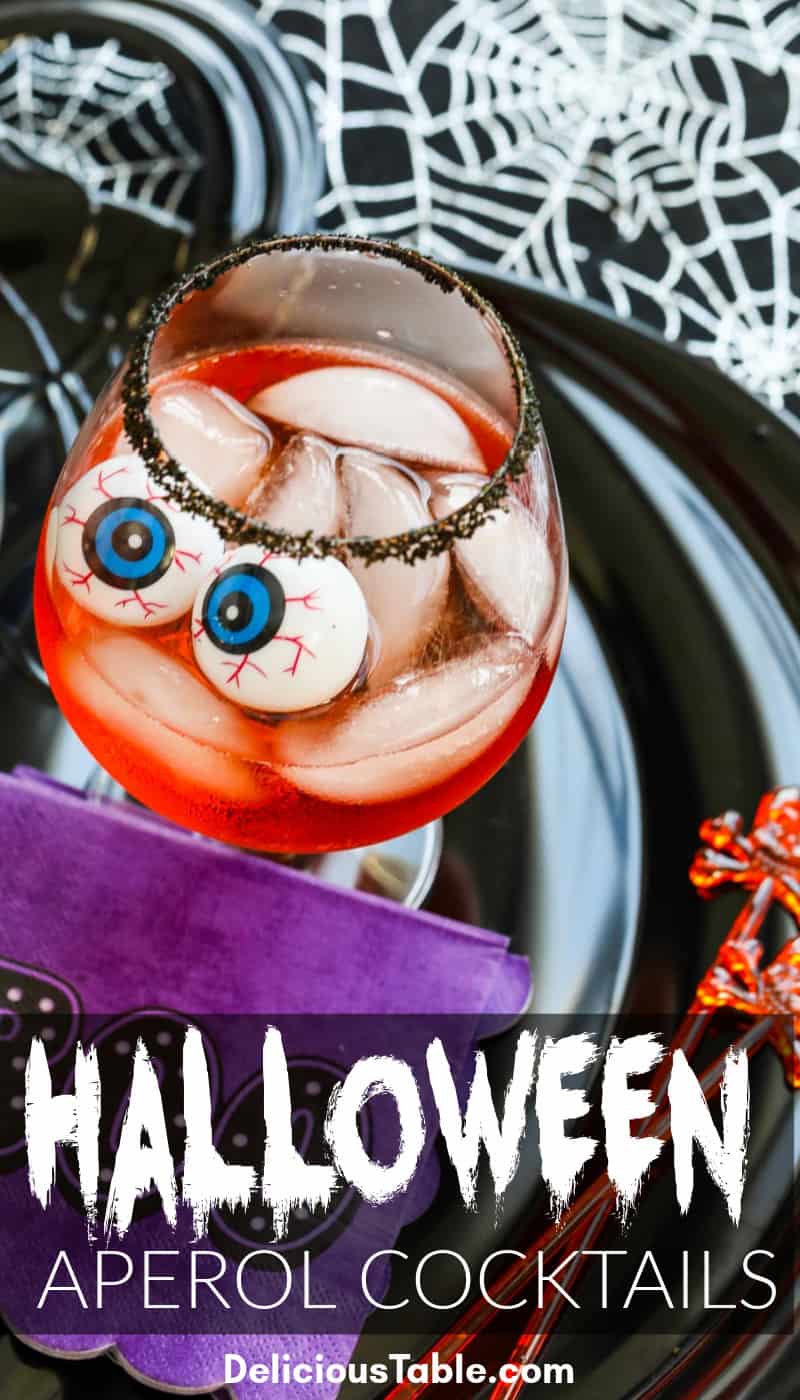 Halloween Aperol Cocktails - Delicious Table