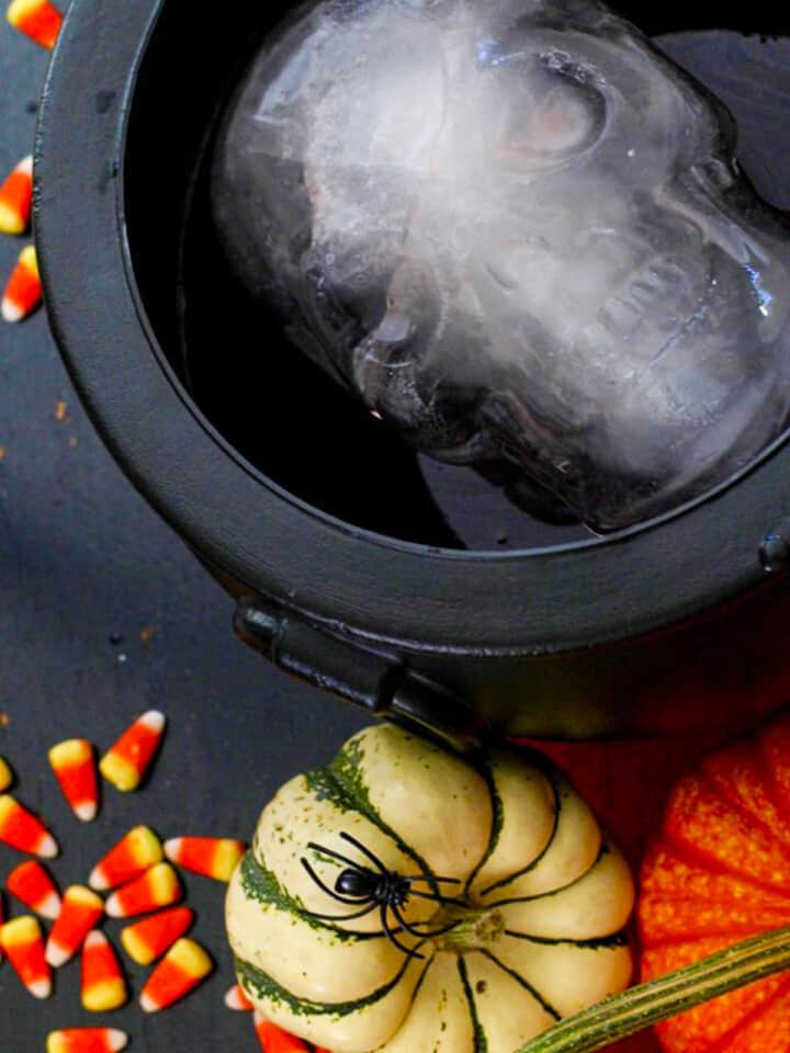 Halloween Fall themed Set of 3 Ice cube trays, candy mold, jello shot  skull/fang/pumpkin shapes 