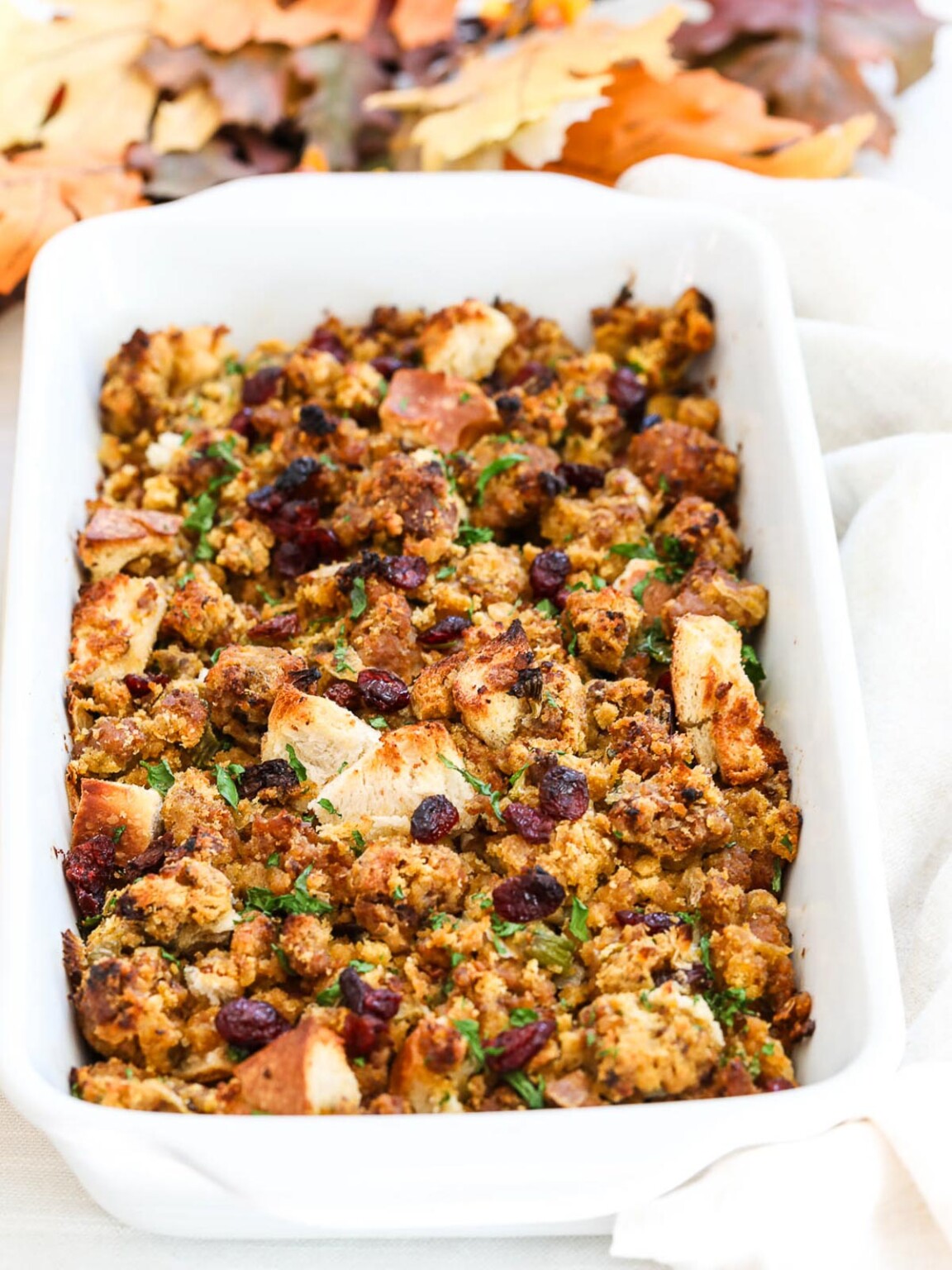 Italian Sausage Stuffing Dressing Recipe - Delicious Table