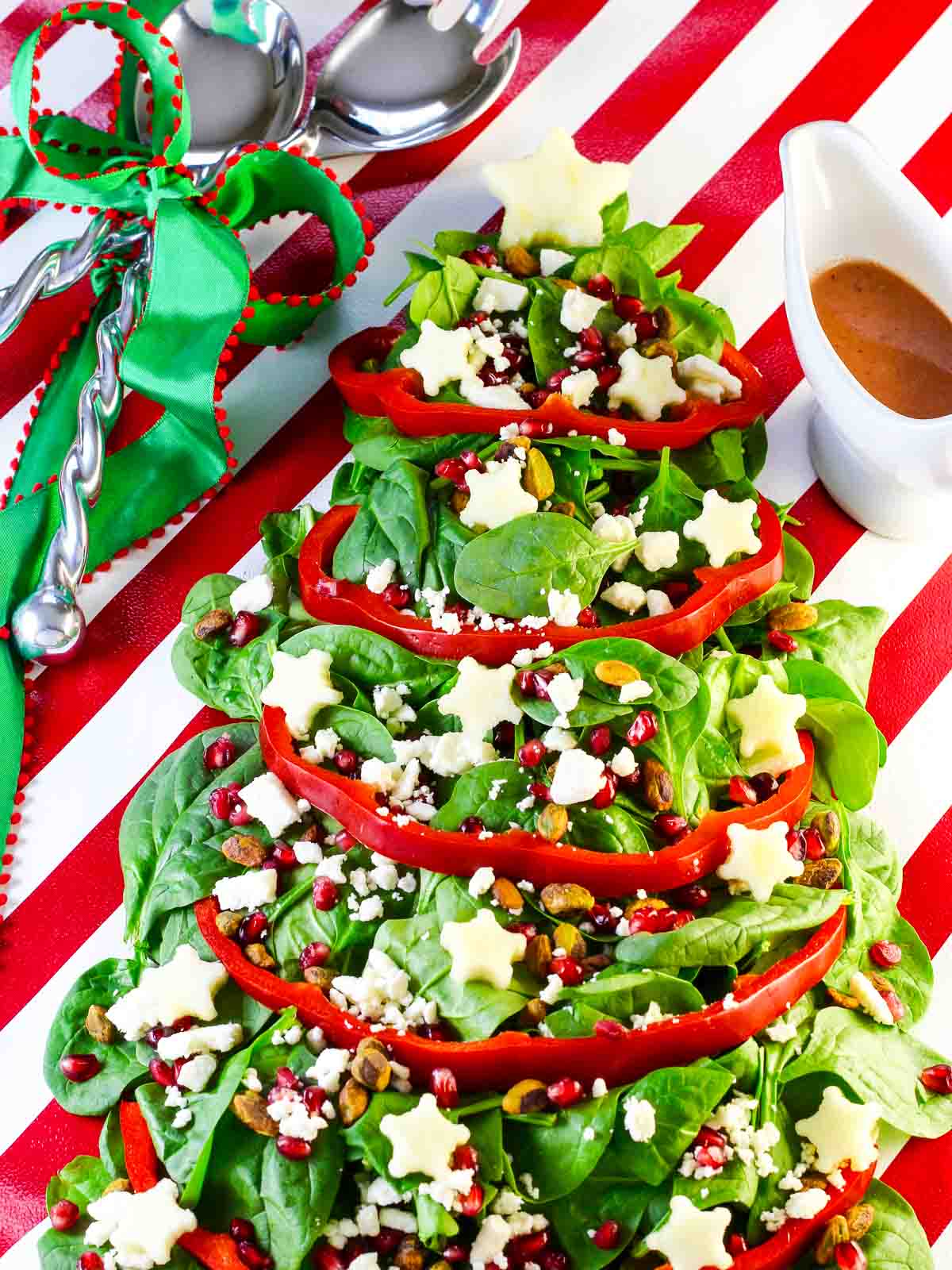 Holiday Salad with a Cranberry Vinaigrette | Delicious Table