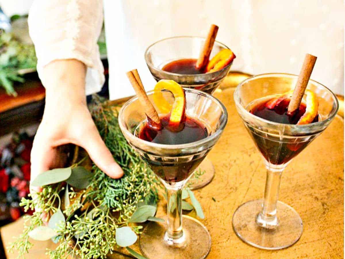 Mulled Wine Christmas Sangria – She Keeps a Lovely Home
