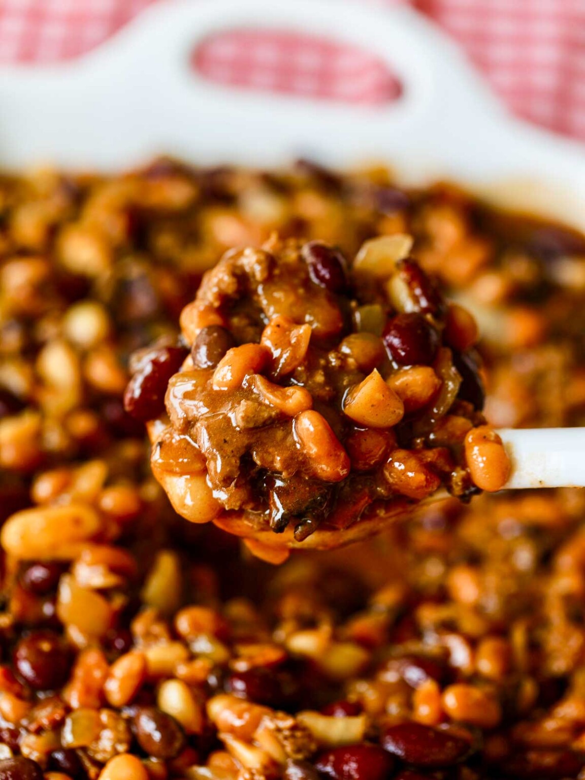 Cowboy Beans (Slow Cooker or Oven Baked) | Delicious Table