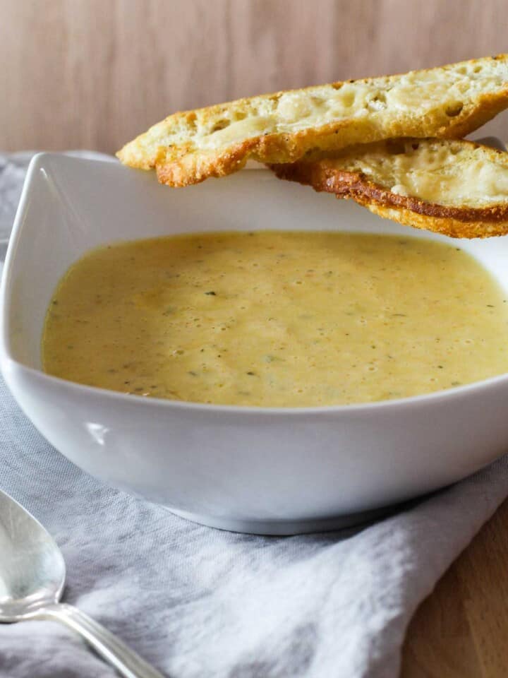 Cheese Soup Recipe (Rich Cheddar Flavor!) - Delicious Table