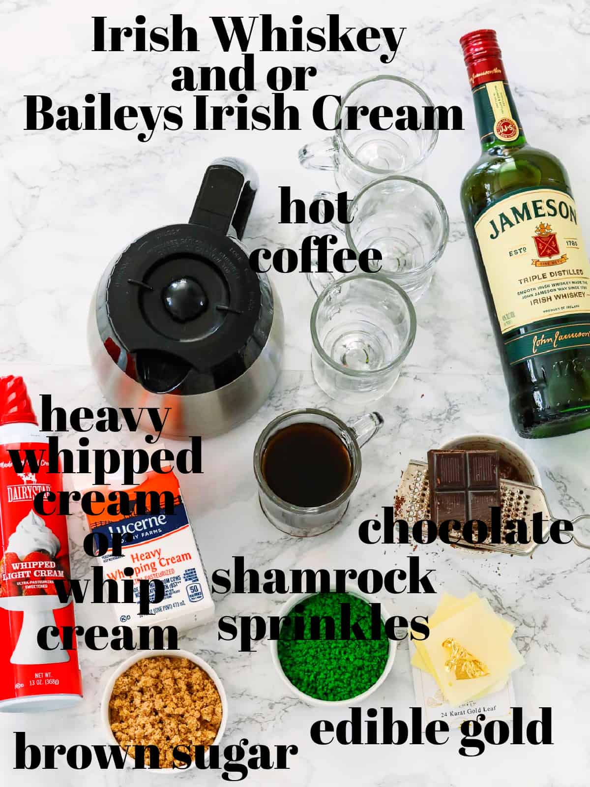 irish coffee recipe jameson baileys