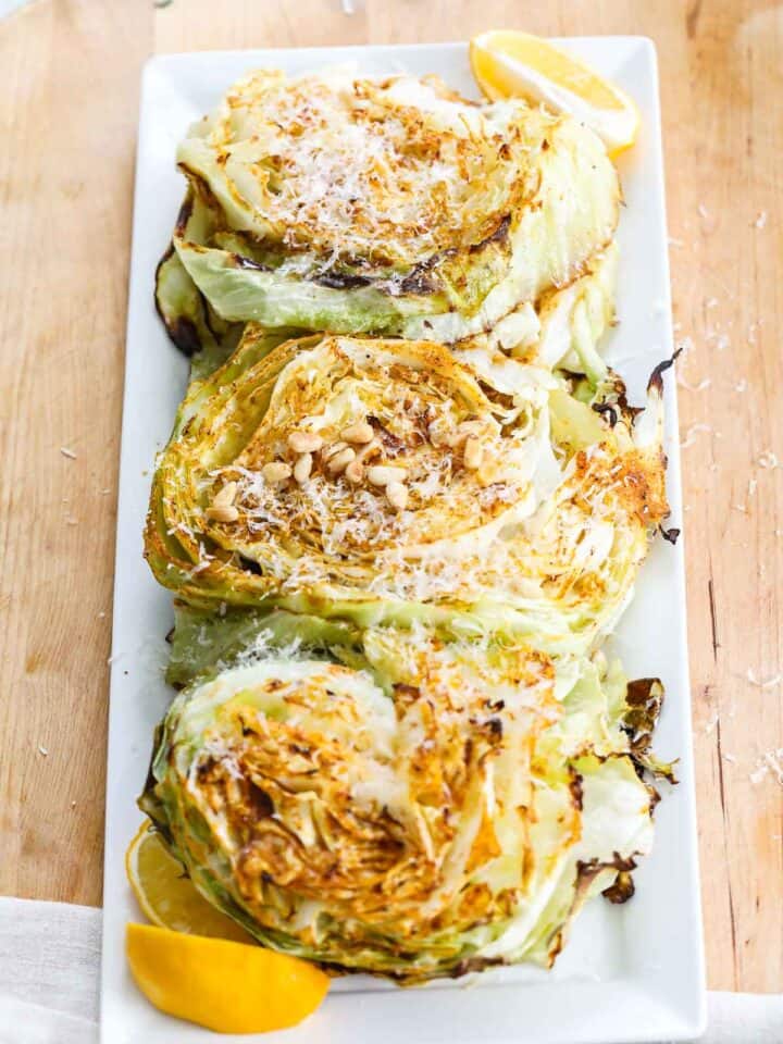 Roasted Cabbage Steaks Recipe | Delicious Table