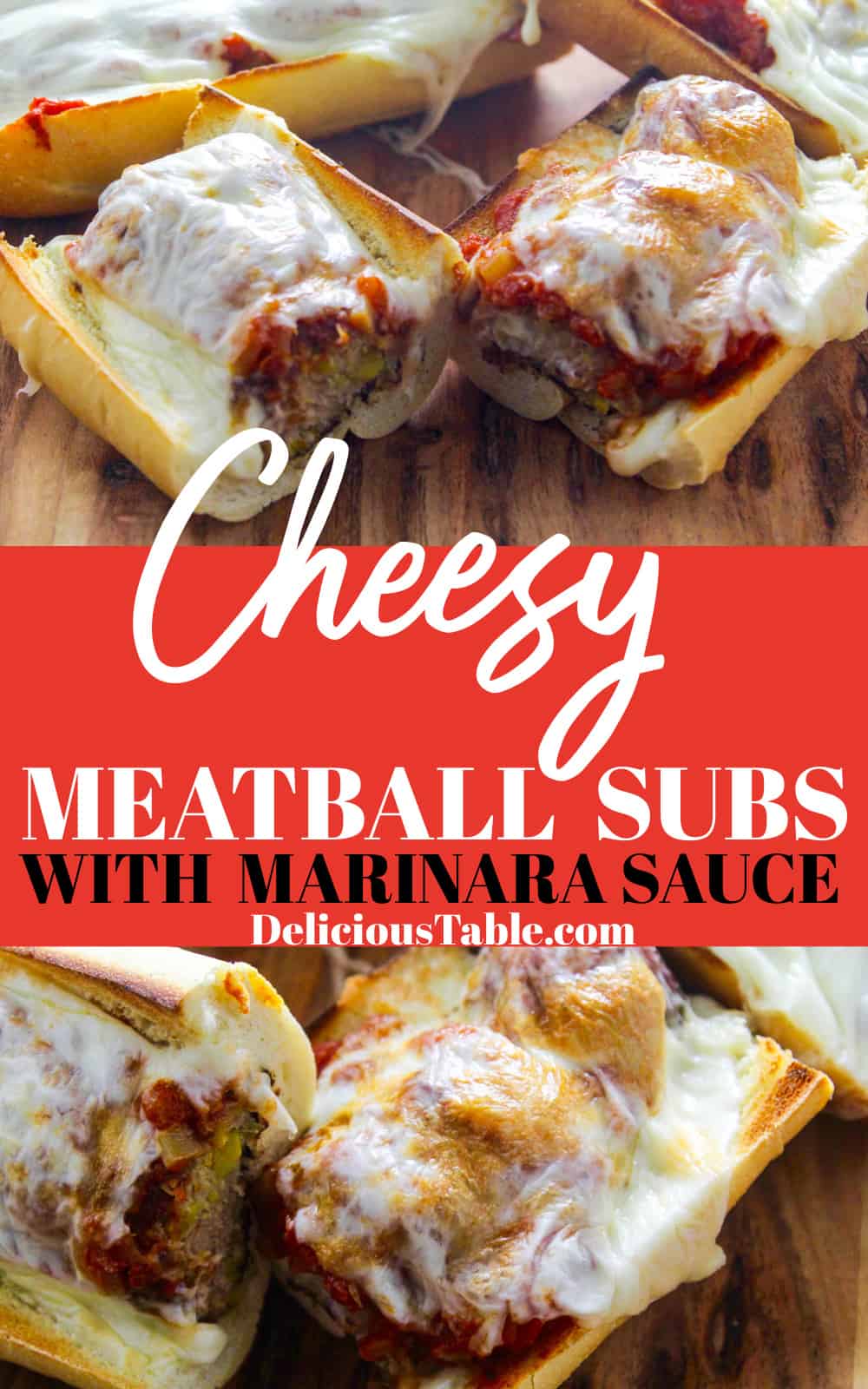 Cheesy Meatball Subs Delicious Table 