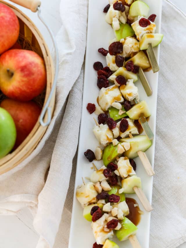 Caramel Apple Brie Appetizers - Delicious Table