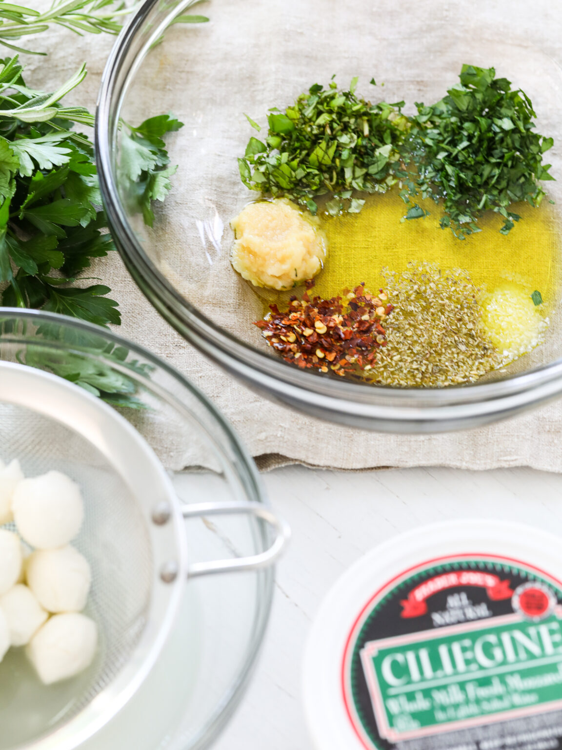 Marinated Mozzarella Balls Recipe - Delicious Table