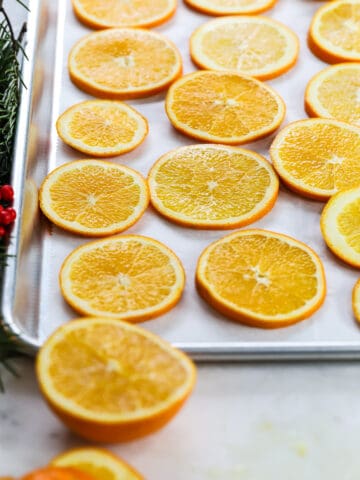 How To Make Dried Orange Slices - Delicious Table