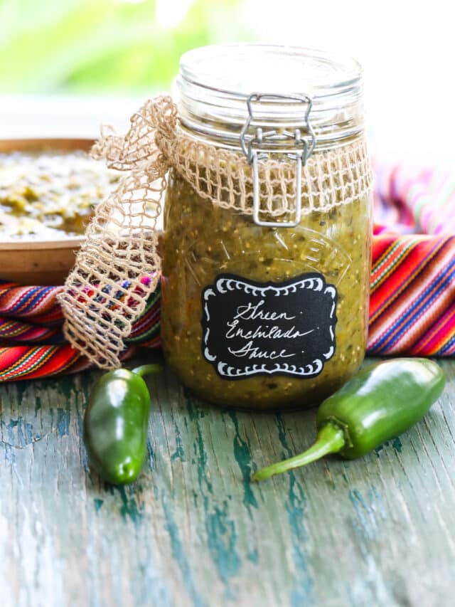 Green Enchilada Sauce Recipe - Delicious Table