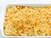 Cheesy Potato Casserole (Funeral Potatoes) - Delicious Table